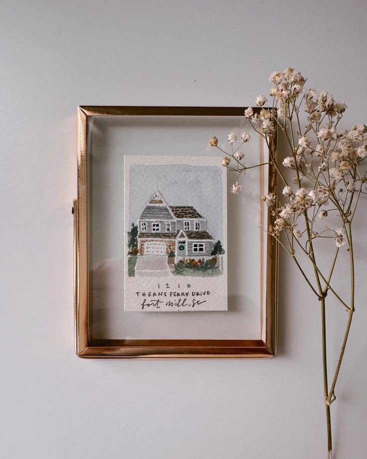 Marco de metal minimalista